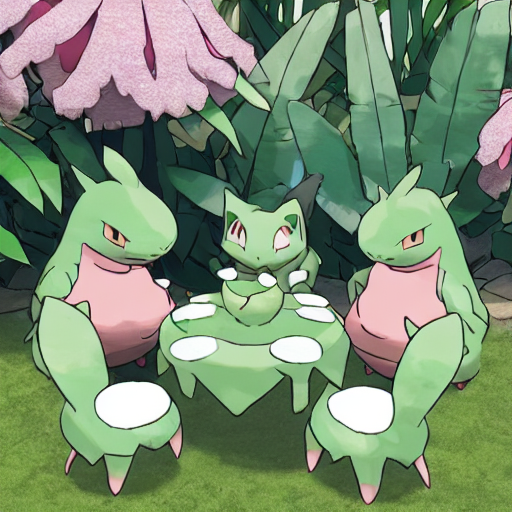 Grass Pokemon Tea